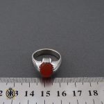 4 انگشتر عقیق یمن با حکاکی و من یتق الله مردانه - کد 10486 - تصویر 4