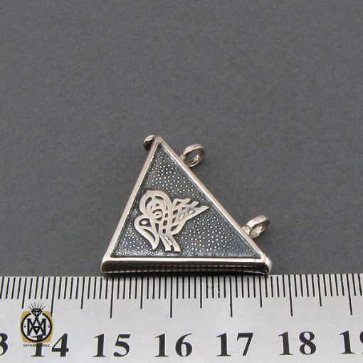 مدال جادعایی بازشو نقره طرح بسم الله - کد 3251 - تصویر 5