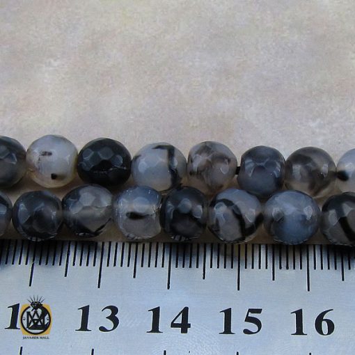 تسبیح 101 دانه عقیق شجر درشت - کد 4224 - تصویر 4