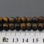 تسبیح 101 دانه چشم ببر متوسط - کد 4228 - تصویر 4