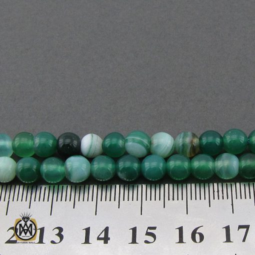 4 تسبیح 101 دانه عقیق سبز خوش رنگ - کد 4236 - تصویر 4