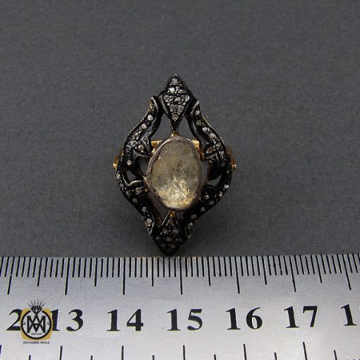 انگشتر الماس اصل طرح آرنیکا زنانه - کد 2181 - تصویر 4