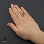 5 انگشتر عقیق یمن مردانه هنر دست استاد صانعی - کد 10408 - تصویر 5