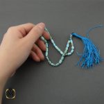 5 تسبیح 33 دانه فیروزه نیشابوری مرغوب - کد 4284 - تصویر 5