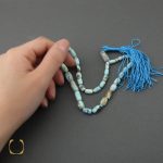 5 تسبیح 33 دانه فیروزه نیشابوری مرغوب - کد 4286 - تصویر 5