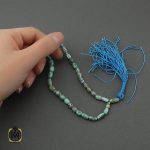 5 تسبیح 33 دانه فیروزه نیشابوری مرغوب - کد 4288 - تصویر 5