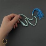 5 تسبیح 33 دانه فیروزه نیشابوری فاخر - کد 4290 - تصویر 5