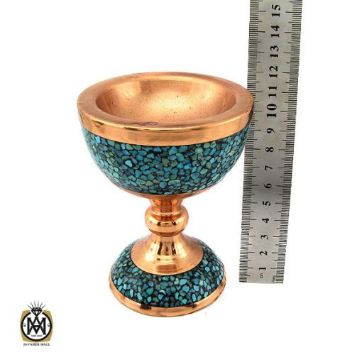 تندیس سنگاب فیروزه کوبی ارتفاع 11 سانتی متر - کد 6005 - تصویر 5