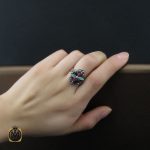 5 انگشتر چندنگین طرح ساینا زنانه - کد 2211 - تصویر 5