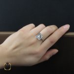 5 انگشتر نقره طرح پروانه زنانه - کد 2220 - تصویر 5