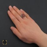 5 انگشتر عقیق قرمز مردانه - کد 10469 - تصویر 5