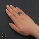 5 انگشتر عقیق سبز مردانه شیک و زیبا - کد 10471 - تصویر 5