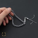 5 تسبیح 33 دانه نقره عیار 925 - کد 4308 - تصویر 5