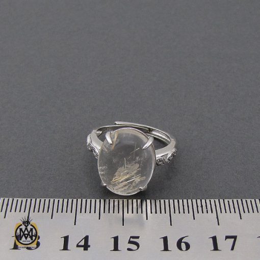 5 انگشتر دُر نجف طرح رها زنانه - کد 2255 - تصویر 5