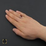 5 انگشتر عقیق یمن با حکاکی و من یتق الله مردانه - کد 10488 - تصویر 5