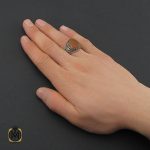 5 انگشتر عقیق یمن با حکاکی عباس اشجع الناس مردانه - کد 10492 - تصویر 5