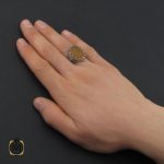 5 انگشتر عقیق یمن با حکاکی ماشاالله لا قوه الا بالله ان ترن انا اقل منک مالا و ولدا مردانه – کد 10494 - تصویر 5