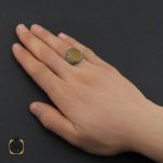 5 انگشتر عقیق یمن با حکاکی یا شمس الشموس مردانه – کد 10496 - تصویر 5