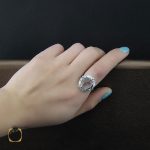 انگشتر دُر نجف طرح نیوشا زنانه - کد 2179 - تصویر 5