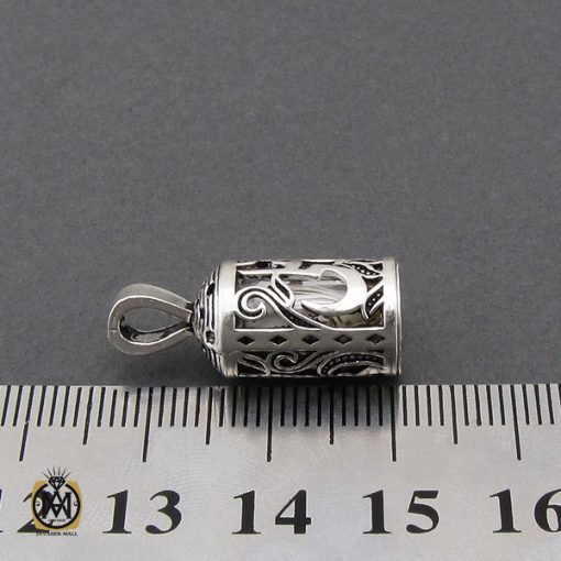 مدال جادعایی نقره طرح یا علی - کد 3246 - تصویر 5