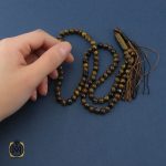 تسبیح 101 دانه چشم ببر متوسط - کد 4228 - تصویر 5