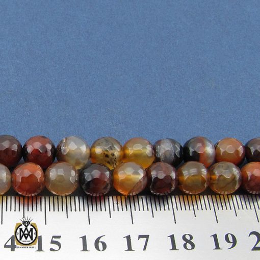 تسبیح 101 دانه عقیق سلیمانی تراش درشت - کد 4242 - تصویر 4