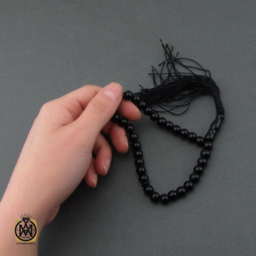 تسبیح 33 دانه مشکی متوسط - کد 4247 - تصویر 5