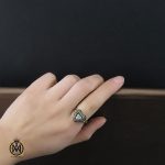 5 انگشتر الماس اصل طرح دلناز زنانه - کد 2185 - تصویر 5
