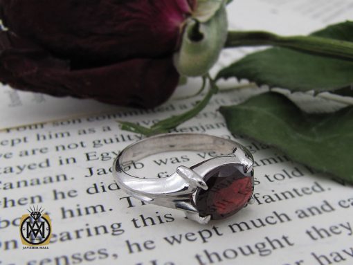 00 انگشتر گارنت اسپرت دست ساز - کد 10648 - تصویر 7