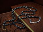 00 تسبیح 101 دانه یسر حجاز نقره کوب و ارزشمند - کد 4334 - تصویر 6