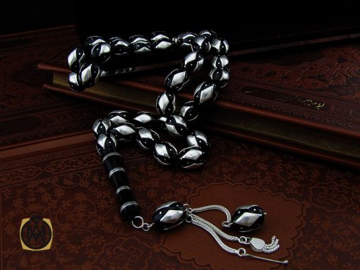 تسبیح 33 دانه نقره و یسر مصری خوش دست - کد 4338 - تصویر 6