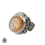 انگشتر عقیق یمن با حکاکی شرف الشمس و یا فارس الحجاز مردانه – کد 10602