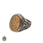 انگشتر عقیق یمن با حکاکی یا جعفر بن محمد مردانه – کد 10615