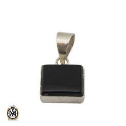 مدال عقیق مشکی طرح اسپرت - کد 3268 مدال عقیق مشکی طرح اسپرت - کد 3268