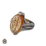 انگشتر عقیق یمن با حکاکی هو العلی مردانه – کد 10519