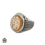 انگشتر عقیق یمن با حکاکی شرف الشمس و یا حسین ثارالله مردانه – کد 10523