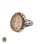 1 انگشتر عقیق یمن با حکاکی مهدی طاووس اهل الجنه مردانه – کد 10534