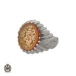 انگشتر عقیق یمن با حکاکی یا ثار الله و ابن ثاره مردانه – کد 10551