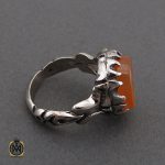 انگشتر عقیق یمن با حکاکی يا قاسم ابن الحسن مردانه – کد 10570 - تصویر 2