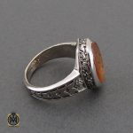 انگشتر عقیق یمن با حکاکی يا قاسم ابن الحسن مردانه – کد 10571 - تصویر 2