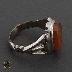 انگشتر عقیق یمن با حکاکی یا جواد الائمه ادرکنی مردانه – کد 10575 انگشتر عقیق یمن با حکاکی یا جواد الائمه ادرکنی مردانه – کد 10575