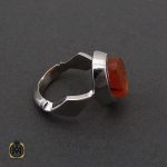 انگشتر عقیق یمن با حکاکی شرف الشمس و یا زینب کبری مردانه – کد 10600 - تصویر 2