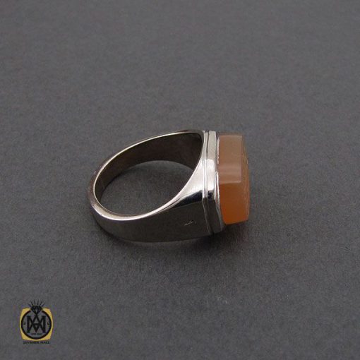 2 انگشتر عقیق یمن با حکاکی یا زینب مردانه – کد 10601 - تصویر 2