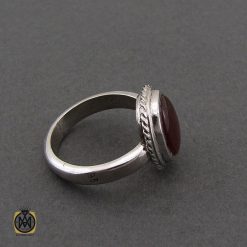 انگشتر عقیق یمن خوش رنگ مردانه - کد 10635 انگشتر عقیق یمن خوش رنگ مردانه - کد 10635