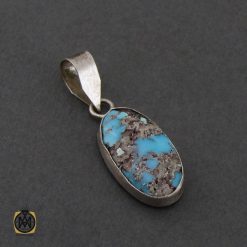 مدال فیروزه نیشابوری خوش طبع طرح آبتین اسپرت - کد 3257 مدال فیروزه نیشابوری خوش طبع طرح آبتین اسپرت - کد 3257