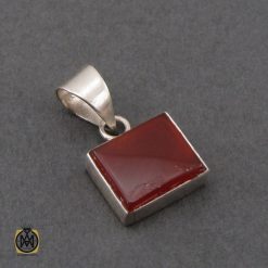 مدال عقیق قرمز طرح اسپرت - کد 3270 مدال عقیق قرمز طرح اسپرت - کد 3270