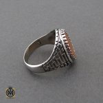 انگشتر عقیق یمن با حکاکی یا امام حسن مردانه – کد 10514 - تصویر 2