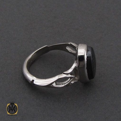 2 انگشتر حدید صینی با حکاکی هفت جلاله مردانه دست ساز - کد 10663 - تصویر 2