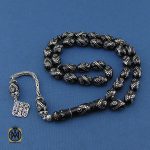 2 تسبیح 33 دانه یسر حجاز نقره کوب و مرغوب - کد 4339 - تصویر 2