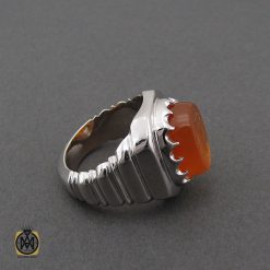 انگشتر عقیق یمن با حکاکی یا کریم العفو مردانه – کد 10541 انگشتر عقیق یمن با حکاکی یا کریم العفو مردانه – کد 10541